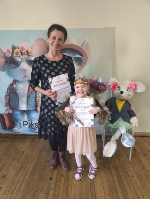 Mūsu audzēknes panākumi mazo izpildītāju konkursā-festivālā “Pīks un Pīka”