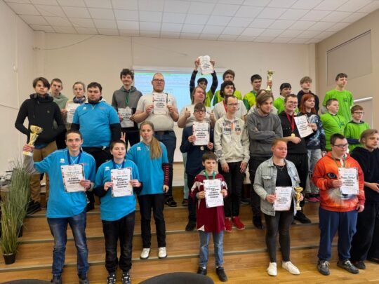 Daugavpils Stropu pamatskolas skolēni Latvijas Speciālās olimpiādes (LSO) dambretes sacensībās